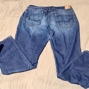 American Eagle Outfitters Straight Leg Blue Jeans